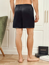 [Zwart] SilkSilky-NL Mens Sleep Bottoms 002