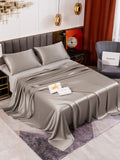 SilkSilky NL 19Momme Pure Silk Bedding Set Grijs 001