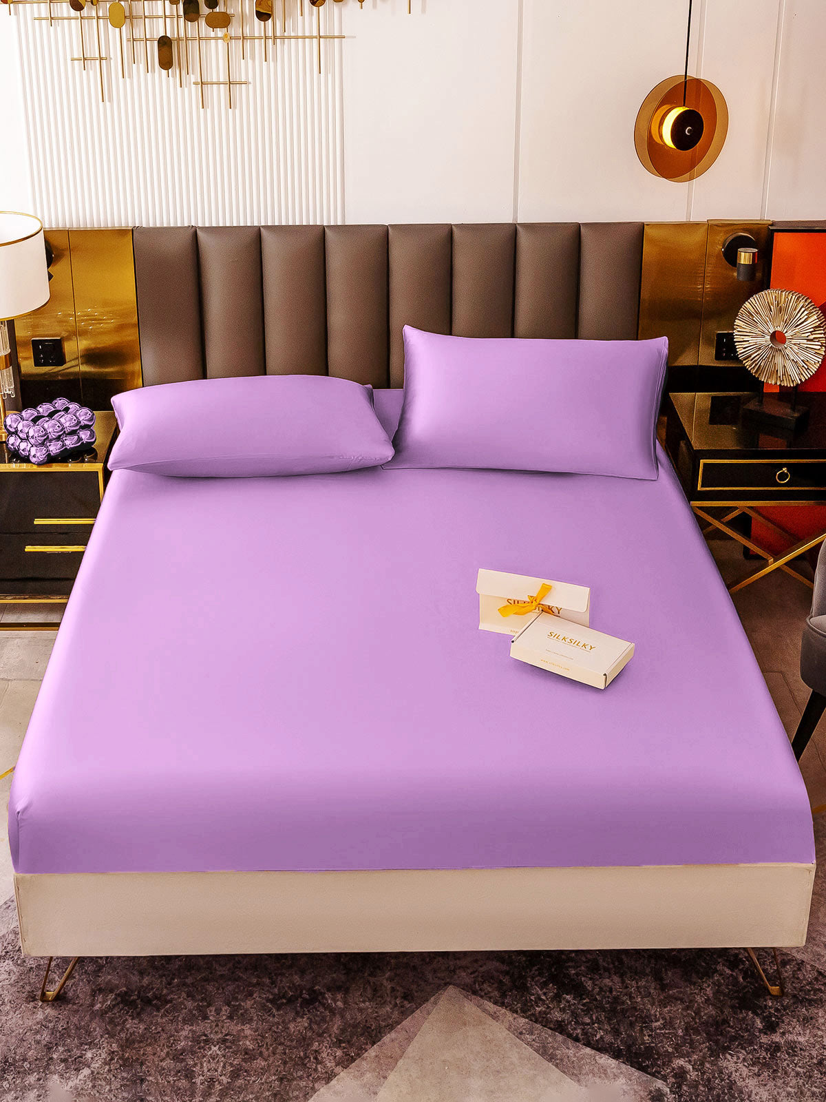 [Lavendel] SilkSilky-NL 19Momme Bedding Set 002
