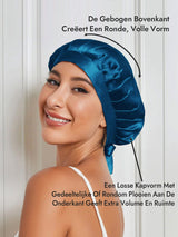 [Koningsblauw] SilkSilky-NL Slaapmutsen 003