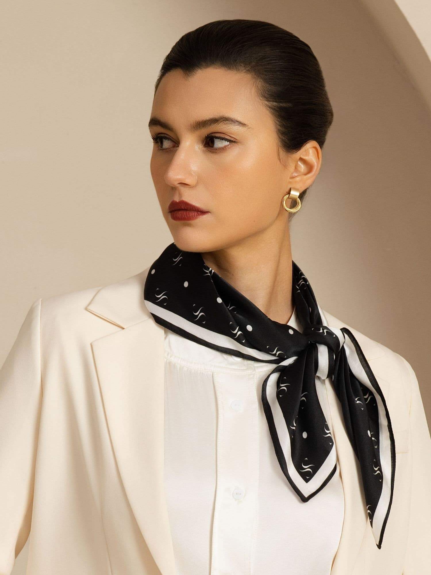[P105] SilkSilky-NL Pure Silk Scarf 004