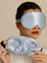 [Lichtblauw] SilkSilky-NL Oogmasker 001