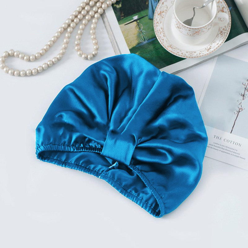 [Koningsblauw] SilkSilky-NL Sleep Cap 002