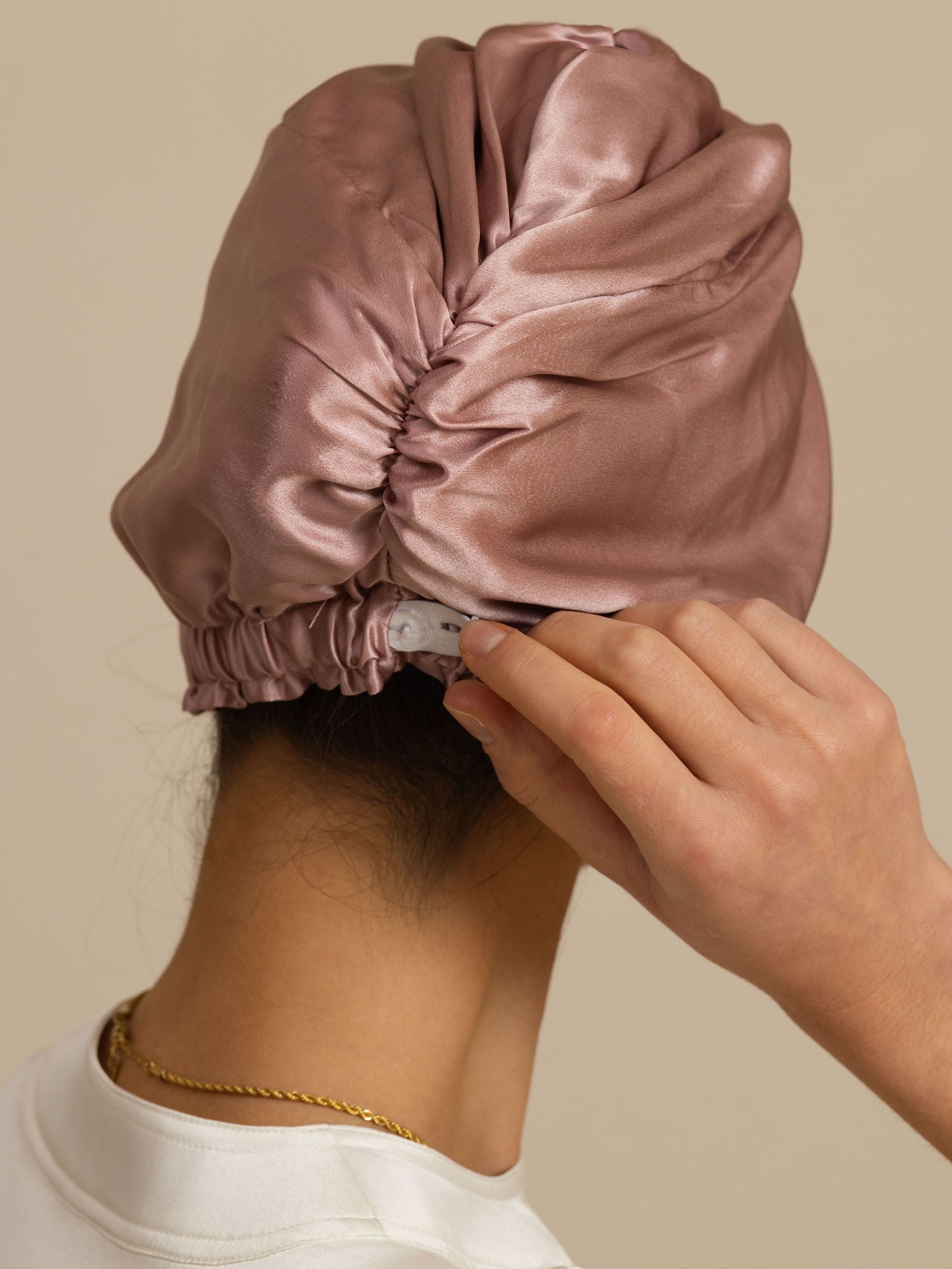 [Bleek Mauve] SilkSilky-NL 22Momme Slaapmutsen 002