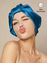 [Koningsblauw] SilkSilky-NL Slaapmutsen 001