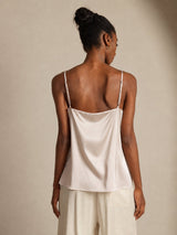 [Beige] SilkSilky-NL Spaghetti Strap Cami-Top 002