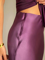 [Donkerpaars] SilkSilky-NL Rok 004