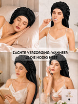 [Zwart] SilkSilky-NL Slaapmutsen 006