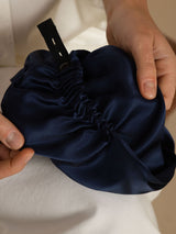 [Donkerblauw] SilkSilky-NL Slaapmutsen 003