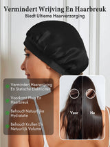 [Zwart] SilkSilky-NL Slaapmutsen 004