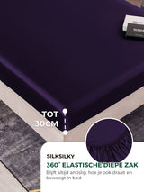 [Donkerpaars] SilkSilky-NL 22Momme Sheet 004
