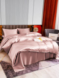 SilkSilky NL 22Momme Pure Silk Bedding Set BleekMauve 004