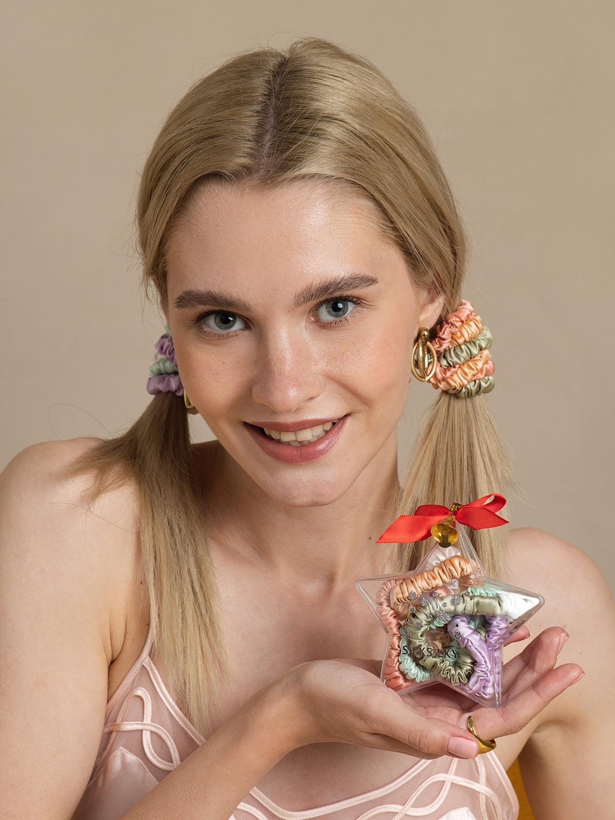 [Group3] SilkSilky-NL Pure Silk Scrunchie 002