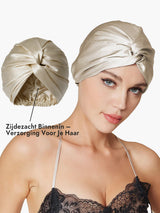 [Beige] SilkSilky-NL Slaapmutsen 004
