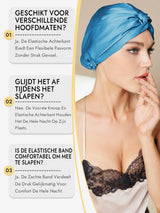 [Koningsblauw] SilkSilky-NL Slaapmutsen 008