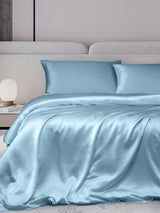[Lichtblauw] SilkSilky-NL 19Momme Bedding Set 001