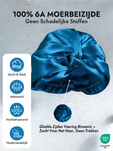 [Koningsblauw] SilkSilky-NL Slaapmutsen 003