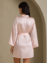 [Lichtroze] SilkSilky-NL 3/4 Sleeve Dames Kamerjas 002