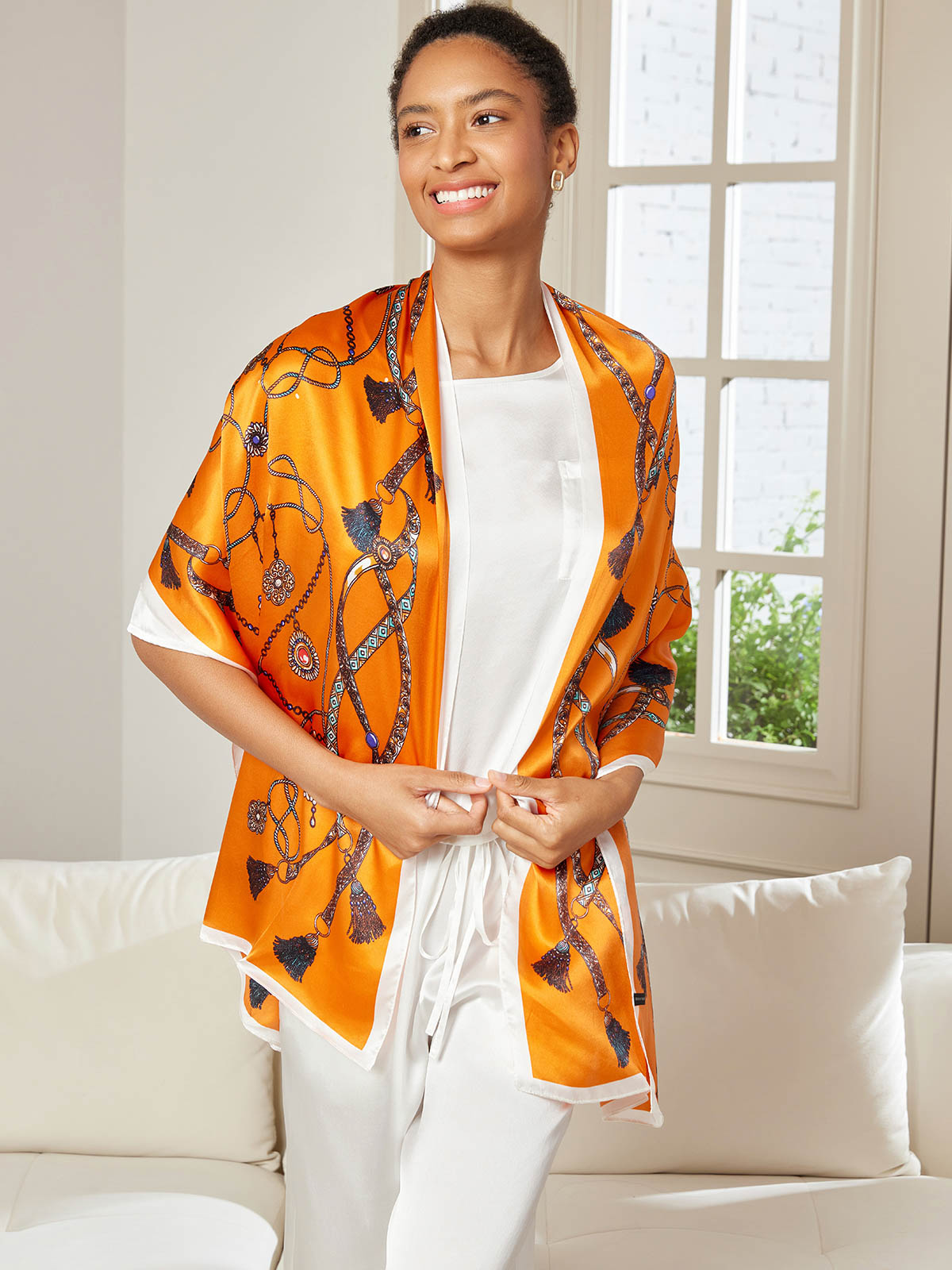 [P018] SilkSilky-NL Scarf 001,