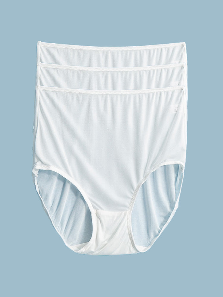 SilkSilky-NL Zijde Gebreid Panty Wit 003