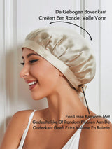 [Beige] SilkSilky-NL Slaapmutsen 003