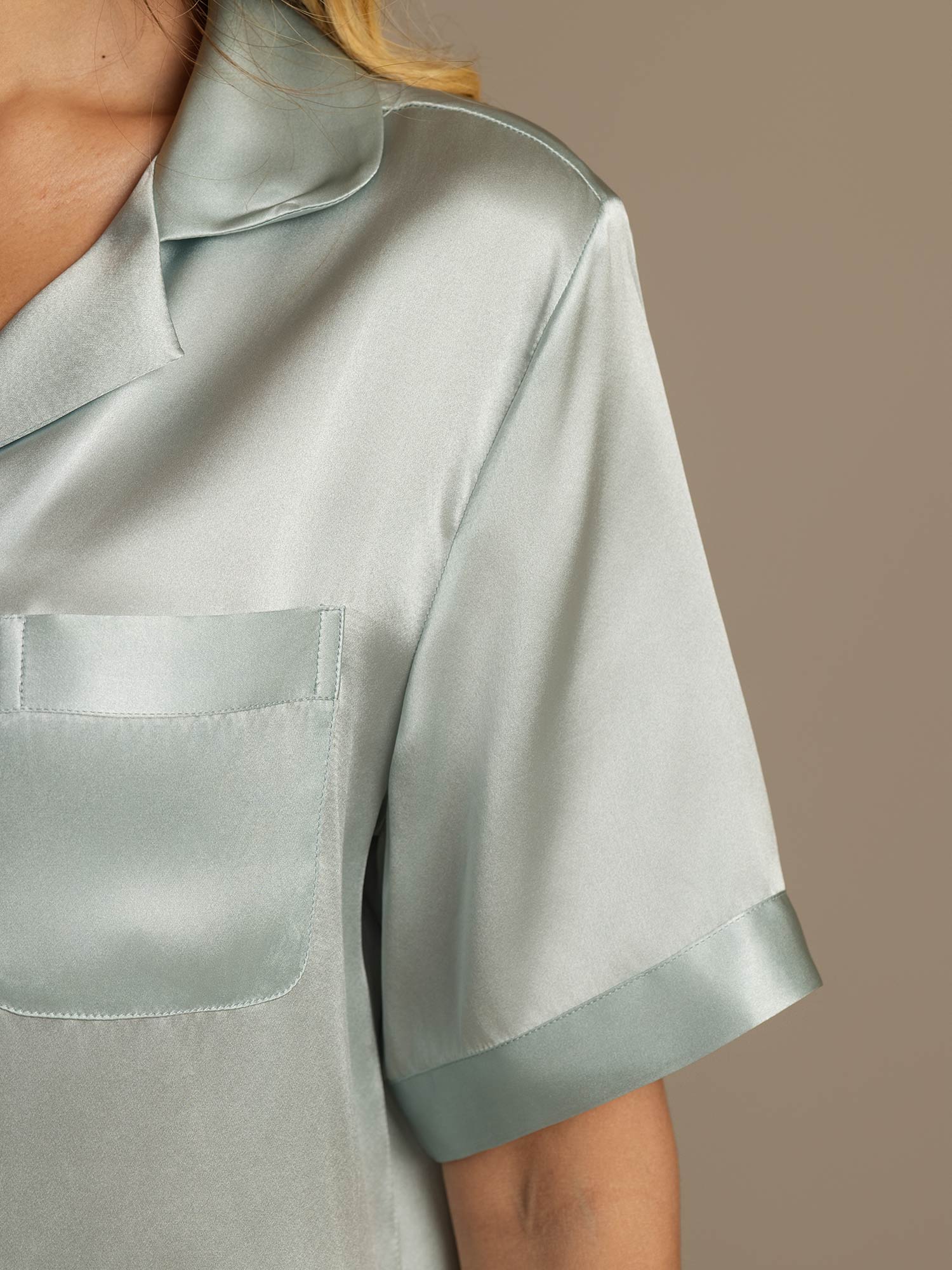 [Lichtblauw] SilkSilky-NL Womens Pajamas 008,