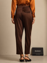[Pure Chocolade] SilkSilky-NL 19Momme Zijde Womens Pants 002