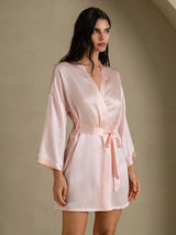[Lichtroze] SilkSilky-NL 3/4 Sleeve Dames Kamerjas 003