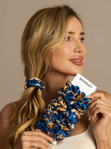 [Navy Draak] SilkSilky-NL Scrunchie 001