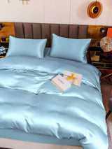 [Lichtblauw] SilkSilky-NL 19Momme Bedding Set 005