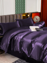 [Donkerpaars] SilkSilky-NL 22Momme Bedding Set 005