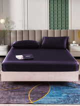 [Donkerpaars] SilkSilky-NL 22Momme Bedding Set 001