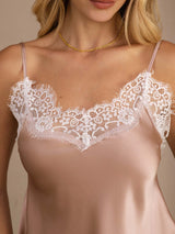 [Toscane] SilkSilky-NL V Neck Cami-Top 003