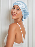 SilkSilky NL Pure Silk Sleep Cap Lichtblauw 001