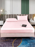 SilkSilky NL 25Momme Pure Silk Bedding Set Roze 002