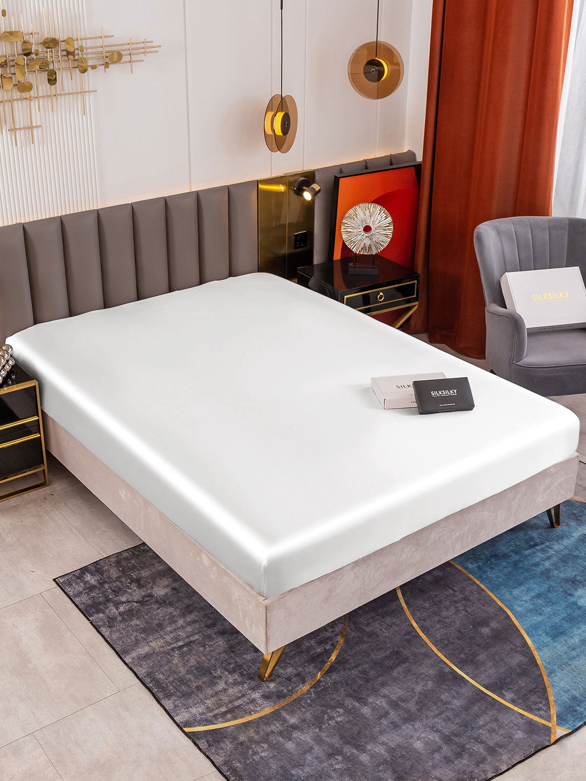 19Momme Moerbei Zijde Naadloze Hoeslaken