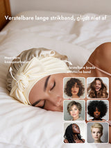 [Beige] SilkSilky-NL Slaapmutsen 004