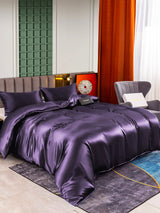 [Donkerpaars] SilkSilky-NL 22Momme Bedding Set 002,