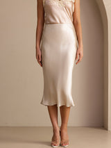 [Beige] SilkSilky-NL Rok 001