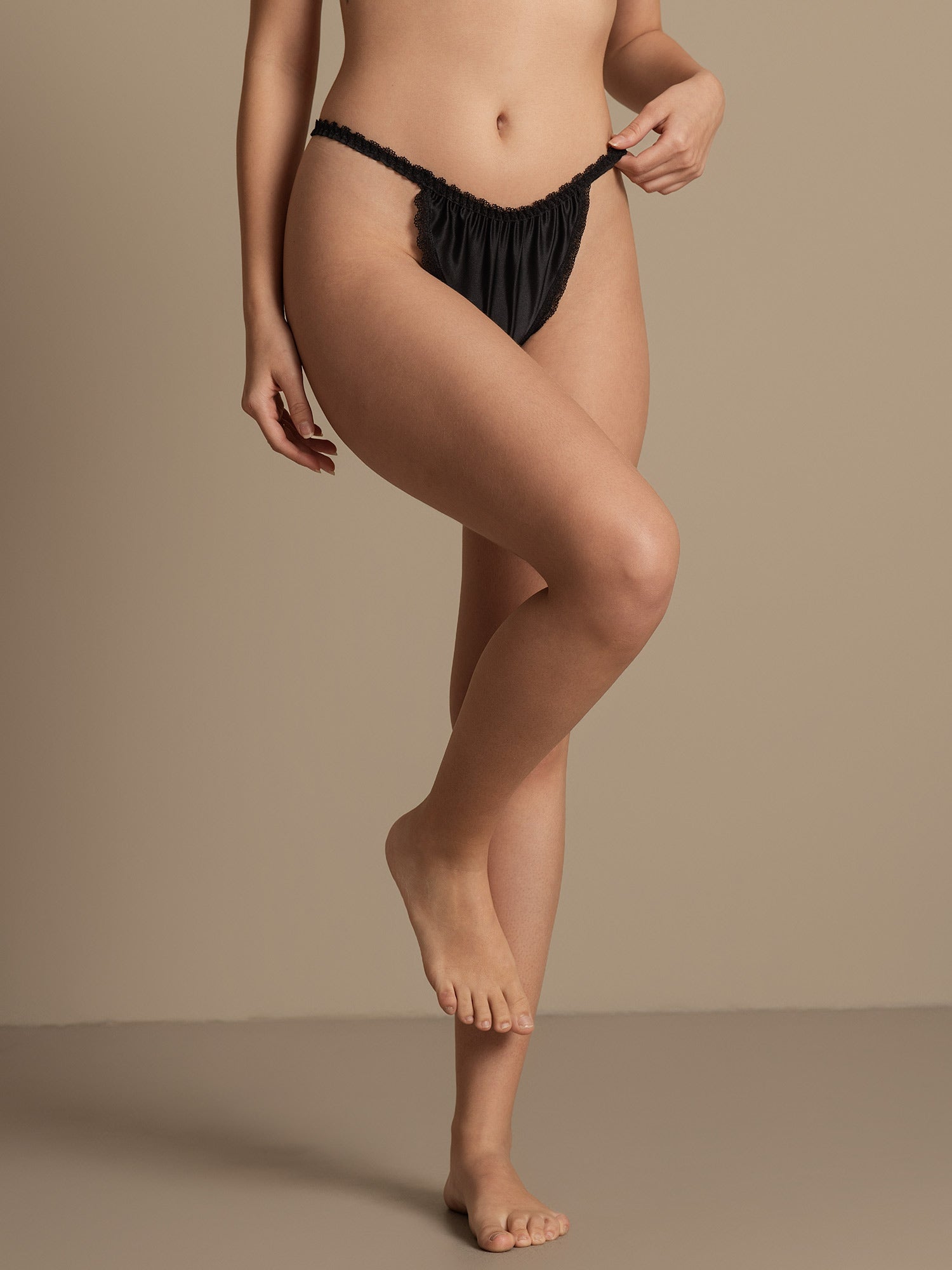 [Zwart] SilkSilky-NL Zijde Panty 004,