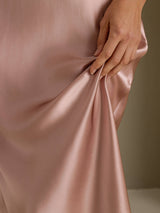 [Toscane] SilkSilky-NL Spaghetti Strap V Neck Jurk 005