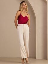 [Beige] SilkSilky-NL Womens Pants 007