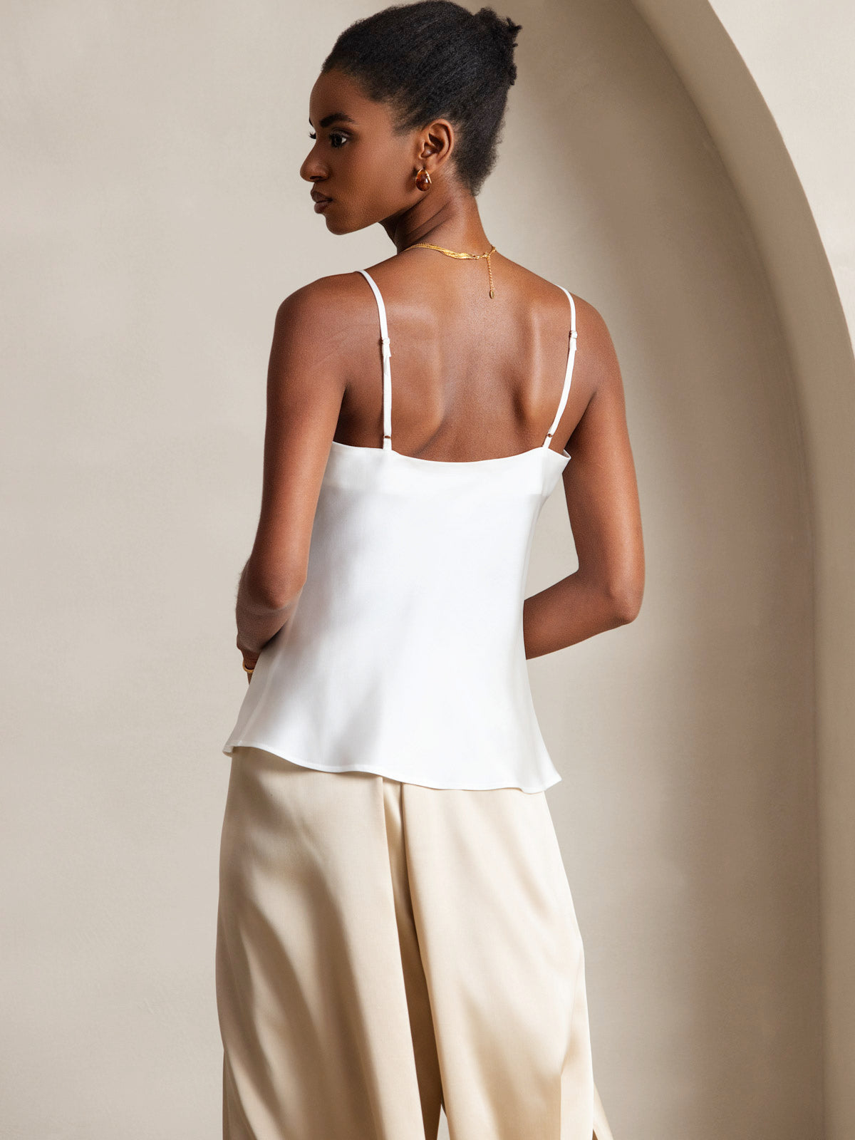 [Wit] SilkSilky-NL Mouwloos Camisoles 002