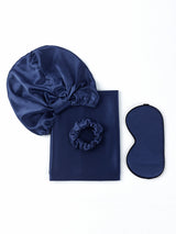 [Donkerblauw] SilkSilky-NL 19Momme Pillowcase Set 005