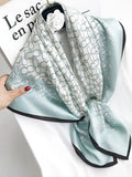 SilkSilky NL Pure Silk Scarf Mintgroen 001