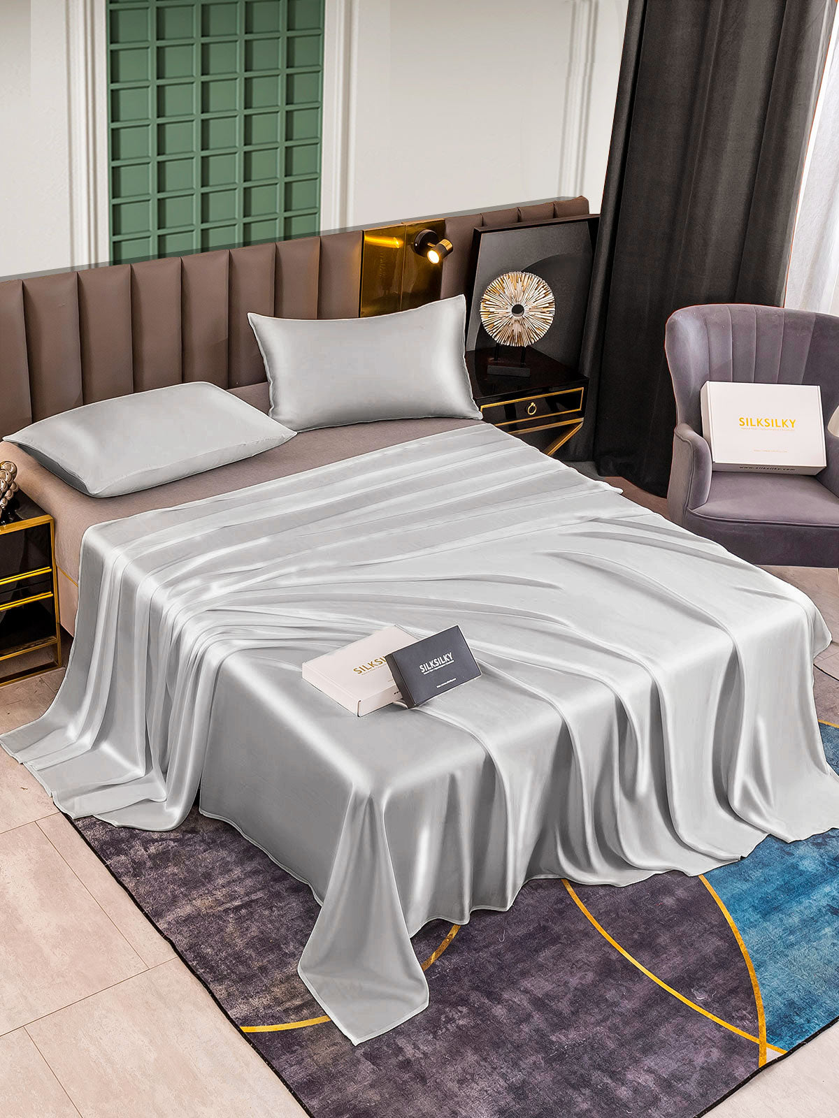 [Zilver] SilkSilky-NL 25Momme Bedding Set 003