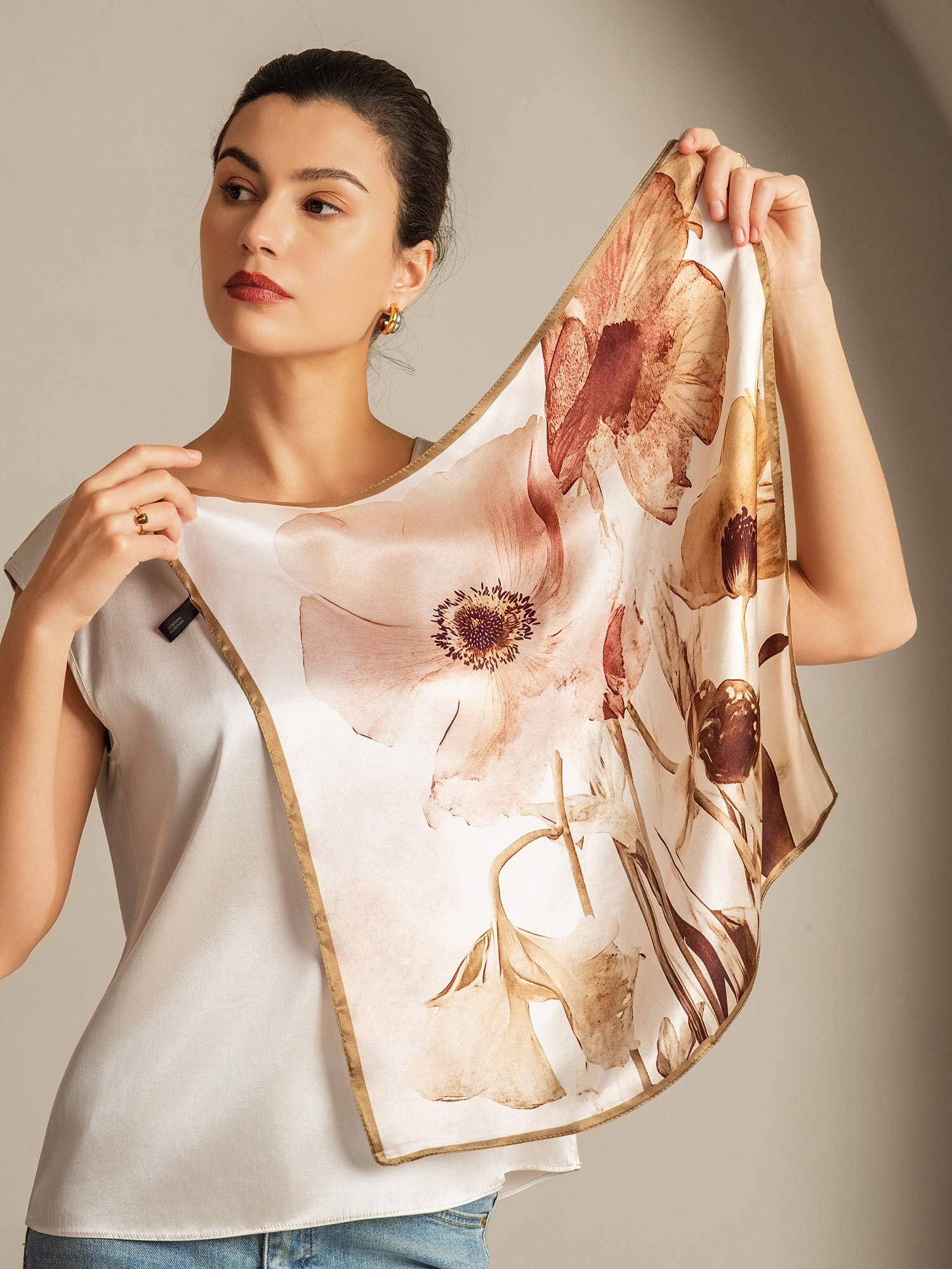 [P092] SilkSilky-NL Zijde Scarf 004