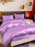 SilkSilky NL 19Momme Pure Silk Bedding Set Lavendel 003