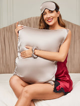 [Khaki] SilkSilky-NL 19Momme Pure Silk Pillowcase Set 004