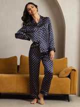 [Marine Ketting] SilkSilky-NL Womens Pajamas 002,